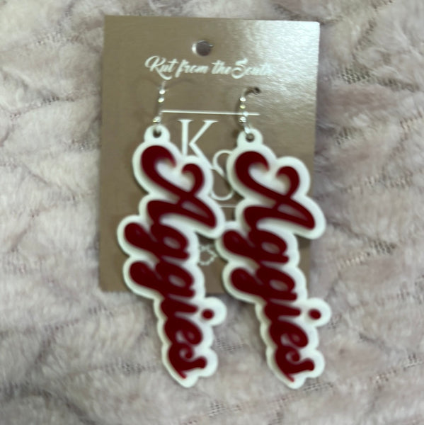 KS Aggie Earrings