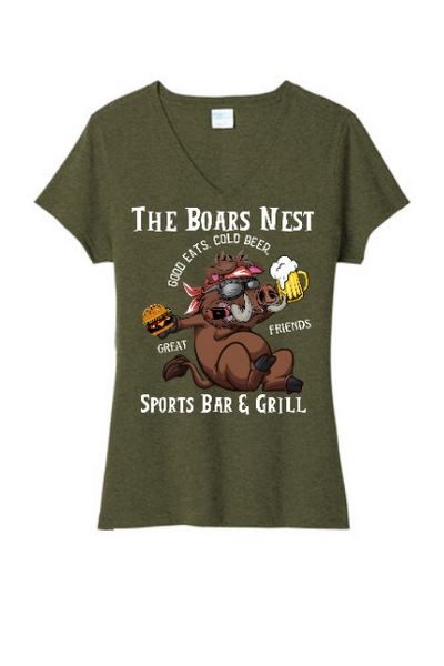 The Boars Nest Women's Vneck