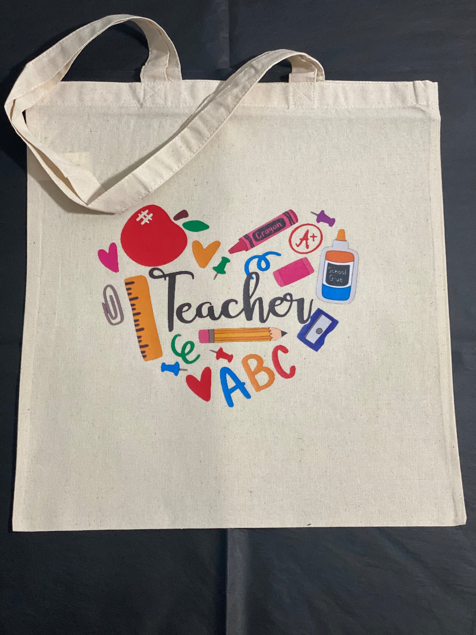 Tote Teacher Heart